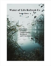 Water of Life Refresh Us SATB choral sheet music cover